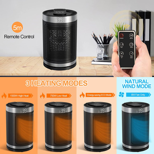 Space <strong>Heater</strong> for Indoor Use Portable <strong>Heater</strong> with Digital Thermostat&amp;Remote 1500W Fast Heating PTC Ceramic Electric <strong>Heater</strong>