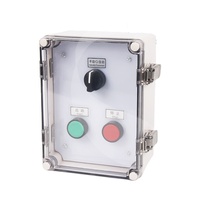 Fabricant de boîtes en plastique SAIP Boîtier personnalisé Boîtier de commande à 3 voies avec couvercle transparent Boîte de jonction électrique avec couvercle transparent