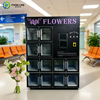 Distributeur automatique de fleurs à écran tactile grande capacité pour centre d'exposition