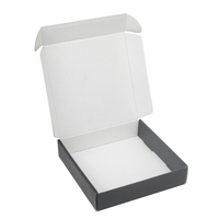 Boîtes d'expédition en carton ondulé personnalisées avec gaufrage, feuille d'or, fenêtre en PVC recyclable, logo personnalisé