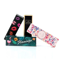 Boîte d'emballage cosmétique personnalisée DIY pour rouge à lèvres, brillant à lèvres, eye-liner, mascara, fard à paupières, fond de teint avec impression en relief
