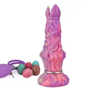Fantasy Sex Toys Monster Masturbator Giant Alien Dildo Vaginal Stimulation Alien Egg Laying Dildo Ovipositor With Eggs
