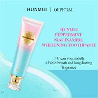 Dentifrice blanchissant à la niacinamide, réduit les taches de plaque, améliore la mauvaise haleine, élimine les taches jaunes, nettoyage dentaire, soins d'hygiène bucco-dentaire