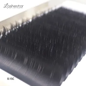 Ellipse Ladystyle Oem Flat Eyelash Matte Wholesale Pbt Ellipse Lashes Extensions