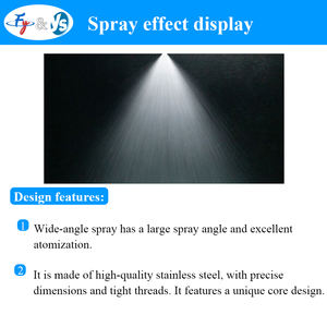 Buse de pulvérisation à <span class=keywords><strong>jet</strong></span> d'eau large angle en acier inoxydable YS, type BB-W, buse de pulvérisation à cône plein, angle standard - Product Image 5