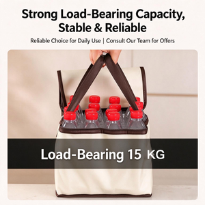 Bolsa Térmica RPET Personalizada de Fábrica para Cadenas de Cafeterías, Tiendas de Bebidas, Empaque para Llevar, Bolsa Ecológica Reciclada para Almuerzo - Product Image 6