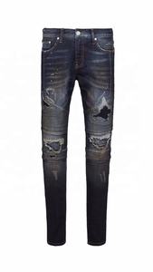OEM自有品牌廉价紧身批量购买中国男士机车牛仔裤制造商中国03 - Product Image 2
