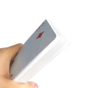 व्यक्तिगत कस्टम प्रिंट दोनों पक्ष लक्जरी काले धोने योग्य सामाजिक समारोहों पार्टी पार्टी बिक्री के लिए पोकर खेल कार्ड - Product Image 4