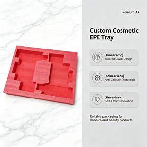 Insert en mousse rouge sur mesure avec découpes de précision pour emballage de protection - Product Image 5