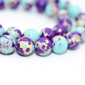 Cuentas Sueltas de <span class=keywords><strong>Jaspe</strong></span> Imperial Natural de Alta Calidad de 6/8/10 mm, Seguro Comercial - Product Image 3