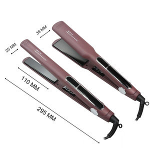 1,5 дюймов 3D плавающая пластина выпрямитель для волос с ЖК-дисплеем, турмалин, титановый 230 градусов, каштановый утюжок для волос - Product Image 6