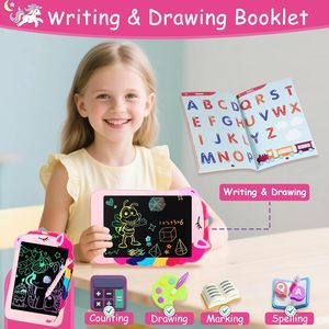Bloc de Notas Electrónico para Niños, Tableta de Escritura LCD de 8.5 Pulgadas con Pizarra de Dibujo de Dinosaurios y Unicornios - Product Image 3