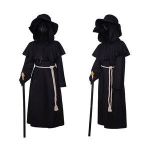 Il Costume da medico della peste della bocca di uccello spaventoso in maschera di Halloween ispirato al <span class=keywords><strong>film</strong></span> TV per adulti include vestito e maschera - Product Image 2