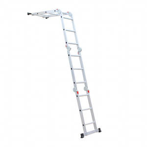 2023 xu hướng Sản phẩm thiết kế mới kỹ sư nhà đa mục đích bước rộng gấp Kính thiên văn mở rộng Thang nhôm để bán - Product Image 4