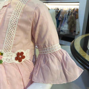 Vestido de algodón con cordones para niñas, nueva colección de vestidos de algodón para verano, 2020 - Product Image 3