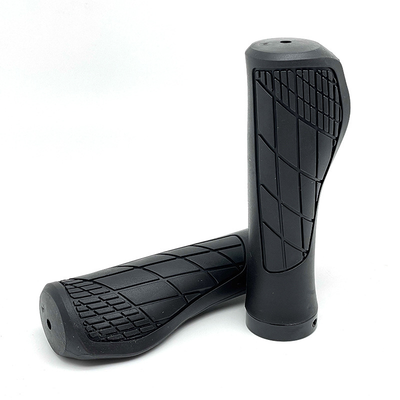 Poignées De Vélo Ergonomiques Caoutchouc, Lock-on, Pour VTT/ville