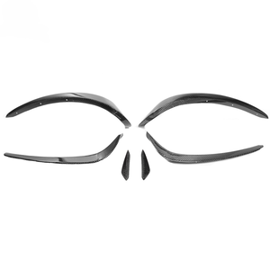 Cla45 véritables canards de brouillard de carbone pour mercedes-benz classe <span class=keywords><strong>Cla</strong></span> W117 <span class=keywords><strong>Amg</strong></span> <span class=keywords><strong>A45</strong></span> 2014-16 Kits de carrosserie automatique de <span class=keywords><strong>s</strong></span>éparateur de pare-chocs avant en Fiber de carbone - Product Image 6