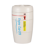 Taza de aviación personalizada novedosa de China, ventosa en forma de motor de aire, Taza Sin caída de acero inoxidable de 12oz