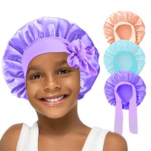 Gorro de Satén con Lazo Elástico Personalizado SOLPOP para Niños, Gorro para Dormir o Bañarse para Bebés y Niños Pequeños - Product Image 3