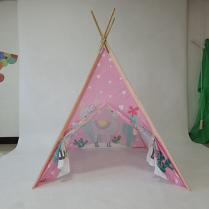 <span class=keywords><strong>Tente</strong></span> de jeu <span class=keywords><strong>tipi</strong></span> pour enfants en polyester <span class=keywords><strong>rose</strong></span> 120x120x150cm pour une utilisation en intérieur/extérieur - Product Image 2