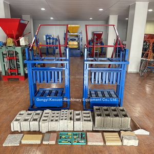 Machine manuelle de fabrication de briques en ciment, adaptée aux zones sans équipement électrique de fabrication de briques - Product Image 2