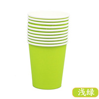 Un paquet de 50 gobelets en papier couleur personnalisables maternelle faits à la main bricolage gobelets en papier jetables 250ml épaissi en gros