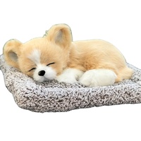 Figurine artisanale en peluche pour Animal, Animal coulant, respirant, carapeur, type chiot dormeur