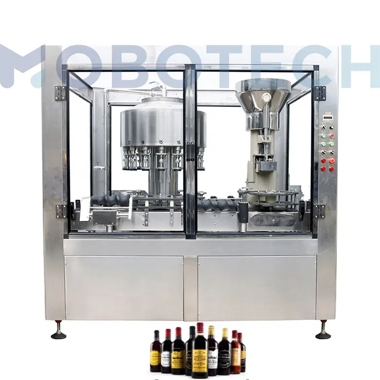 liquor bottling machinery wine filler glass bottle filling machine