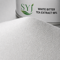 Poudre d'extrait de thé amer blanc - 98% de théacrine naturelle CAS 2309-49-1 pour l'utilisation dans les aliments et les boissons