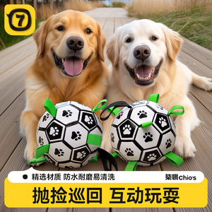 Pelota de juguete para perros, masticable, duradera, para entrenamiento al aire libre, juguete para mascotas, cachorros pequeños y medianos, PVC, patrón de corazón, QW2084 - Product Image 4