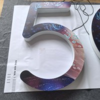 Lettres LED RGB à effet de poursuite haute performance : Acier inoxydable + Face en acrylique UV pour enseignes de devanture