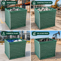 Panier gabion mural en fil de fer galvanisé soudé, toutes largeurs, pour murs de soutènement, construction sur mesure, grille fine, commande mixte