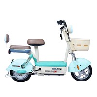 2025 pabrik Cina sepeda listrik & skuter 350W Motor 48V baterai rangka baja fitur elektronik pintar berbagai model