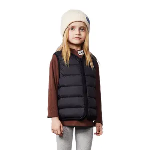 Wholesale Factory Selling High Quality Low Price Children's Down Jacket Spring Autumn Winter Wearable Down Vest For Kids