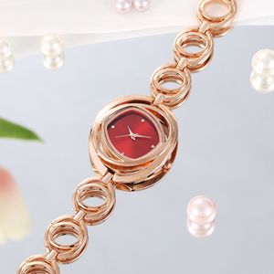 YuSa <span class=keywords><strong>298</strong></span> nuovo orologio di cristallo di diamante moda donna orologio al quarzo orologi in acciaio inossidabile - Product Image 3