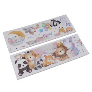 Cartoon Animal Panda Sleeping Heart Wallpaper Waterproof and Removable Sticker Decal For Kids BABY'S Room Decoration