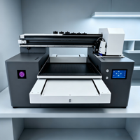 Printer UV Flatbed Digital A3 Multicolor dengan Tinta Putih, Pernis, Penyesuaian Ketinggian Otomatis, dan Penentuan Posisi Visual AI Baru, Layar Sentuh