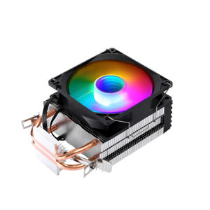 Qiuzaimno 9Cm Im Lặng RGB Fan 2 Heatpipes 4Pin Giao Diện Lỏng Phong Cách Máy Tính Trường Hợp Fan Cho 12th Gen CPU Giọt Đội Chiến Đấu - Product Image 4