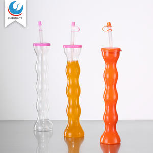12oz/16oz Individuell Bedruckbare Transparente Kunststoffbecher, Hohe Daiquiri-Becher, Plastik-Yard-Becher für Boozy Slushies - Product Image 6