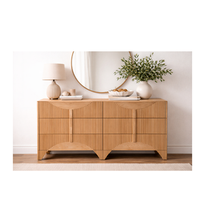 ชุดเฟอร์นิเจอร์ห้องนอนและห้องนั่งเล่น HAVASU Collection ผลิตจากไม้ เป็นมิตรกับสิ่งแวดล้อม ตู้เสื้อผ้าไม้ขายดี 6 ลิ้นชัก - Product Image 1