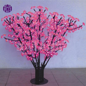 Sturdy Waterproof Outdoor Led Lilac Tree Lamp Vibrant Landscape <b>Ornament</b> Light For Holiday Display For Sale - Product Image 3