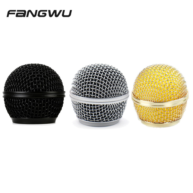 High Quality Replacement Steel Mesh Microphone Grill Head for Mic