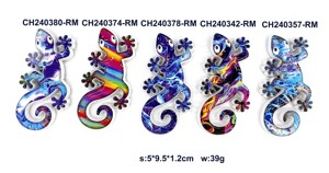 Logotipo personalizado, recuerdo turístico, lagarto de resina, forma de imán para refrigerador, estilo para uso doméstico, Escena de España y <span class=keywords><strong>Mallorca</strong></span> - Product Image 6