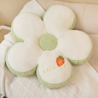 Lindo bordado decorativo tiro flor almohada juguete felpa lindo cómodo Murakami flor almohada