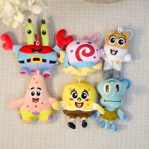 Vendita Diretta di Fabbrica, Peluche Personalizzato, Simpatico Pupazzo di <span class=keywords><strong>Spongebob</strong></span> Squarepants, Giocattolo in Peluche da 10 cm per Bambini - Product Image 1