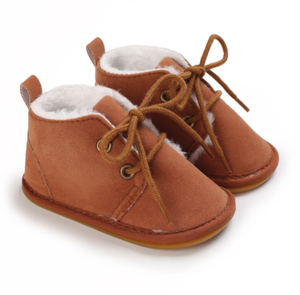 Botas de Invierno para Niñas AlBB366 al por Mayor, Botines de Algodón con Forro de Piel, Entresuela de PU, Suela de Goma Dura, Zapatos Cálidos - Product Image 3