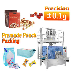 Mesin Pengemas Otomatis Multi Jalur untuk Permen Gummy, Mesin Pengisi Kantong Doypack untuk Kantong Zipper/Stand-up/Mini Doypack - Product Image 1