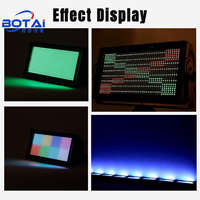 BOTAI 8 + 8/48 + 8 zones LED lumière stroboscopique haute vitesse 30Hz DMX512 projecteurs contrôlés pour les événements de scène et l'utilisation d'hôtel