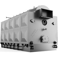 DZH4-1.25 Taiguo 4 Ton Boiler Uap Industri Horizontal Tekanan Rendah Sirkulasi Alami Berbahan Bakar Batubara Manual Efisiensi 85%-90%