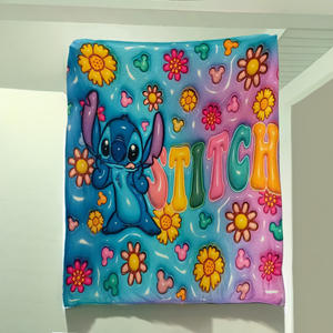 Venta caliente <span class=keywords><strong>de</strong></span> alta calidad <span class=keywords><strong>Stitch</strong></span> <span class=keywords><strong>Lilo</strong></span> Home <span class=keywords><strong>manta</strong></span> <span class=keywords><strong>de</strong></span> dibujos animados suave resistente al desgaste <span class=keywords><strong>manta</strong></span> <span class=keywords><strong>de</strong></span> playa para el Día <span class=keywords><strong>de</strong></span> San Valentín estilo moderno - Product Image 5